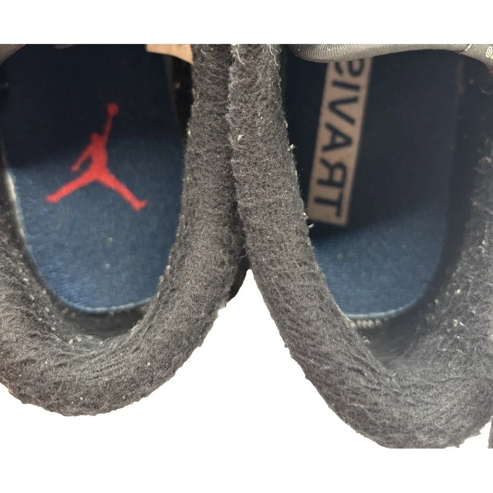 Travis Scott Jordan 1 Low Black Phantom Sneakers Mens Size 11 DM7866-001
